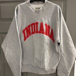 Indiana University IU Hoosiers Crewneck Sweatshirt - Vintage